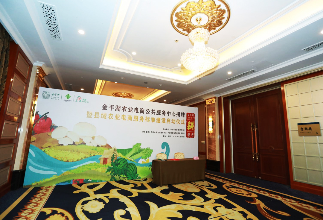 農業(yè)電商服務標準發(fā)布會序廳設計